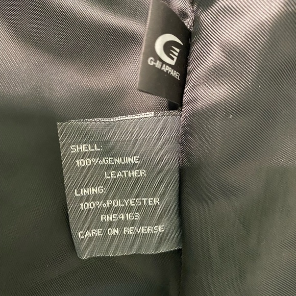 KENNETH COLE Leather Jacket size S - Picture 12 of 12